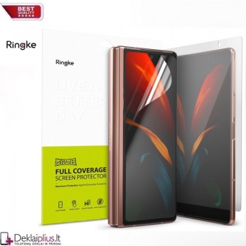 Ringke Invisible Defender apsauginių plėvelių rinkinys dviem ekranams (Samsung Z Fold 2)